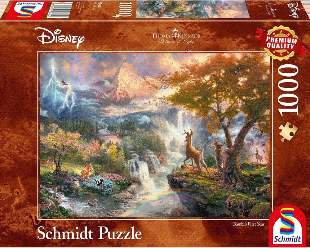 Schmidt Spiele  Schmidt Disney Bambi, 1000 Stück 