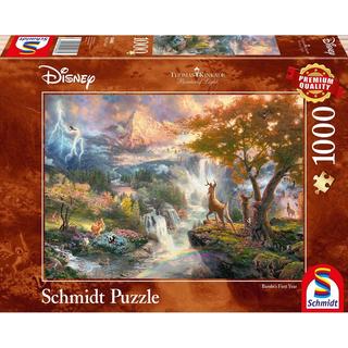 Schmidt Spiele  Schmidt Disney Bambi, 1000 Stück 