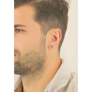 MUAU Schmuck  Ohrstecker Gelbgold 750, 7x11mm 