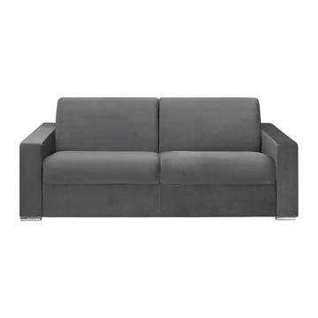 Schlafsofa 4Sitzer Samt CALITO Liegefläche Matratzen