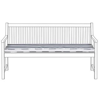 Beliani Cuscino per sedile a panca en Poliestere Scandinavo VIVARA  