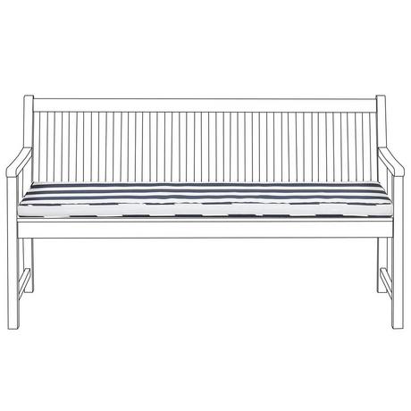 Beliani Cuscino per sedile a panca en Poliestere Scandinavo VIVARA  