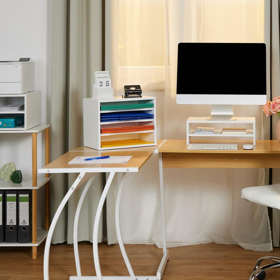 Northix  Monitorständer mit Organizer 