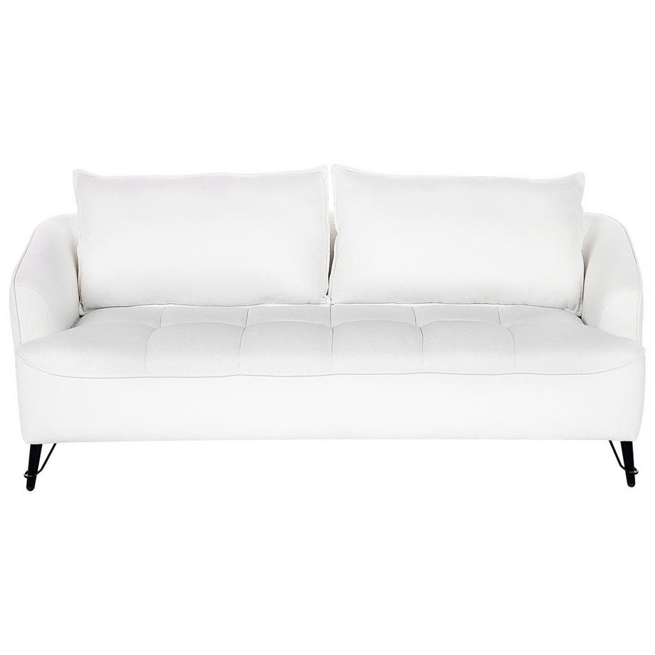 Beliani 3 Sitzer Sofa aus Bouclé Landhausstil HOBRO  