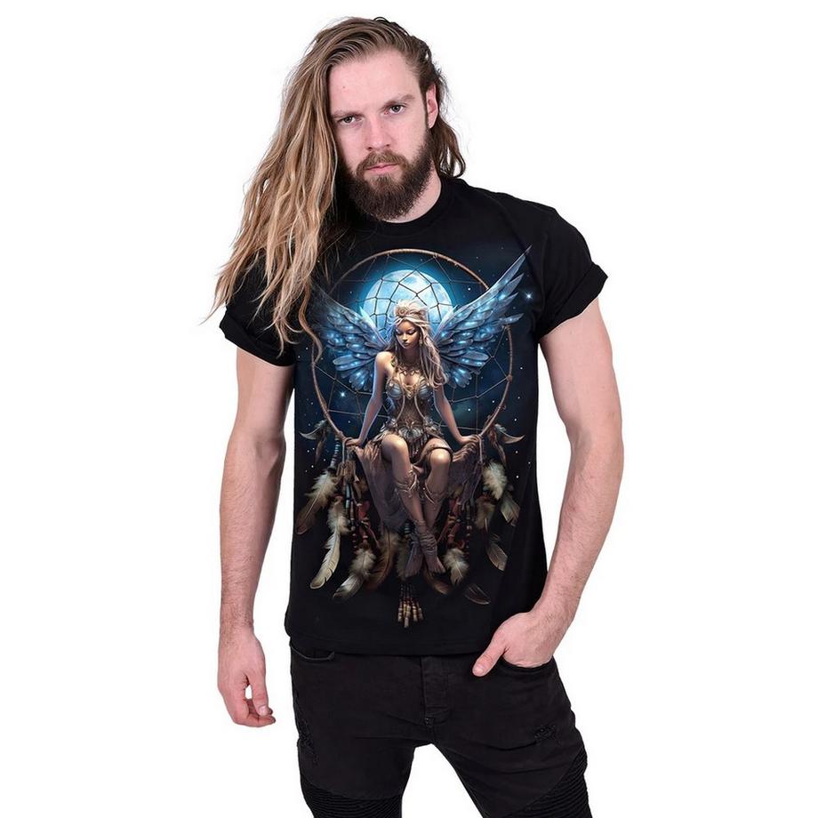 Spiral T-Shirt avec Imprimé au Dos  