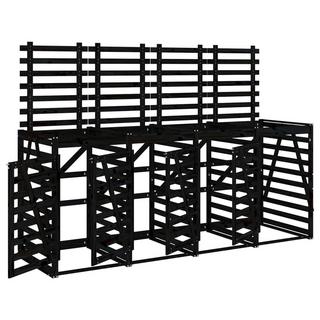 VidaXL copribidone quadruplo Legno di pino  