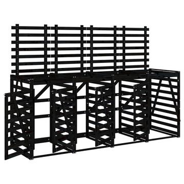 Mülltonnenbox für 4 tonnen holz