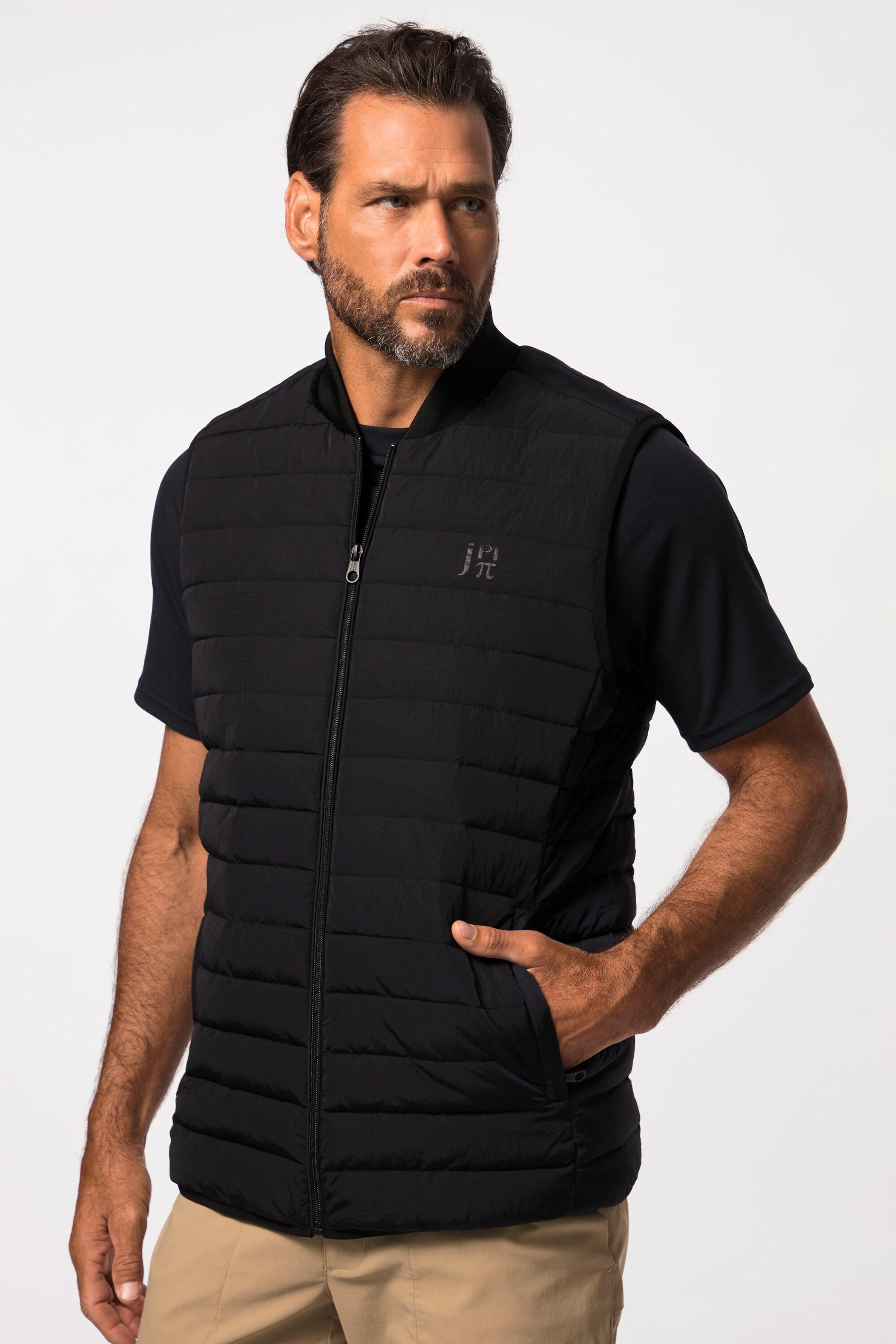 JP1880  Gilet trapuntato da golf con colletto 