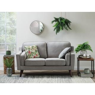 Beliani 2 Sitzer Sofa aus Samtstoff Modern LOKKA  