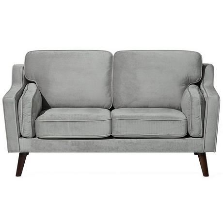 Beliani 2 Sitzer Sofa aus Samtstoff Modern LOKKA  