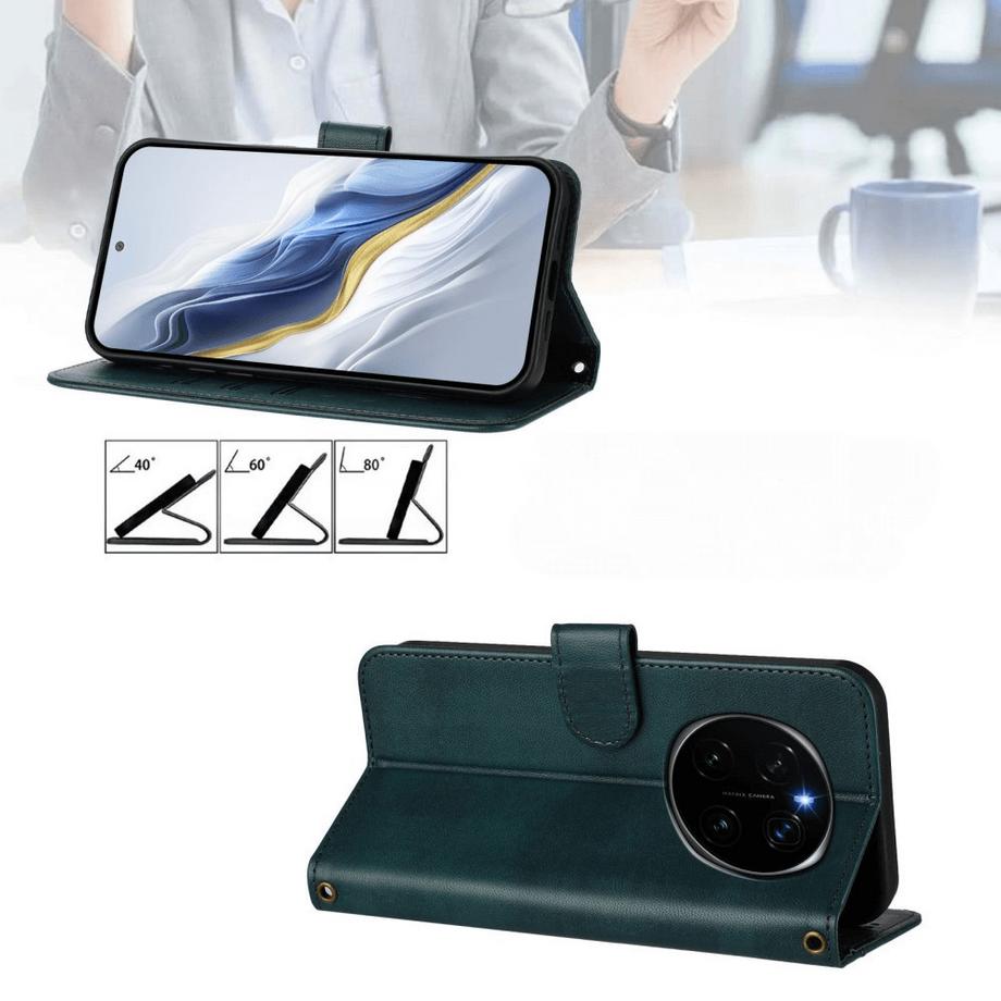 Cover-Discount  HONOR Magic7 Pro - Coque en daim au design vintage 