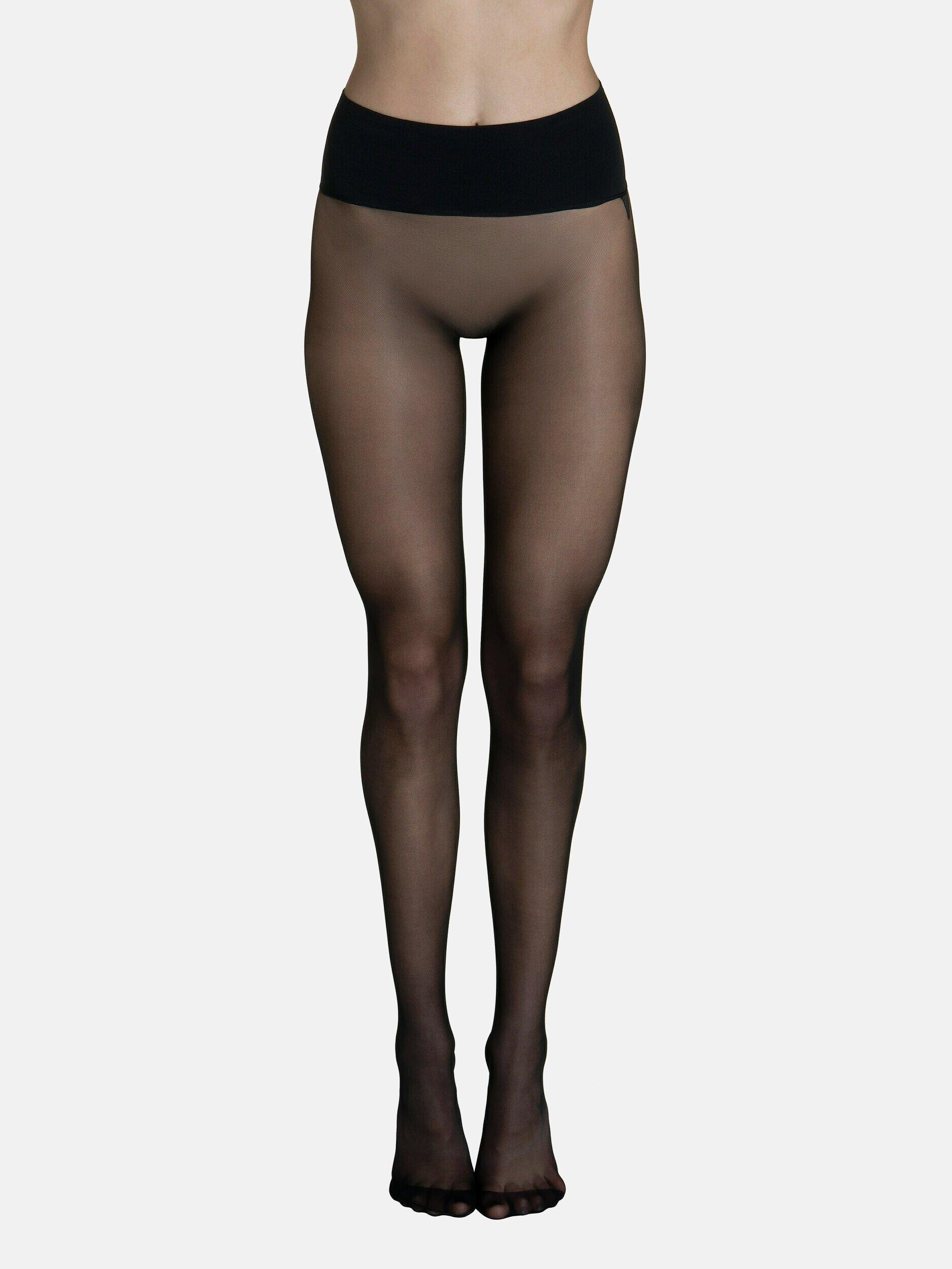 Lisca  Collants 15 DEN sans coutures ceinture 10cm Invisible 