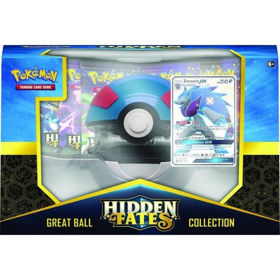 Pokémon  Hidden Fates Shiny Zoroark-GX Poké Ball Collection 