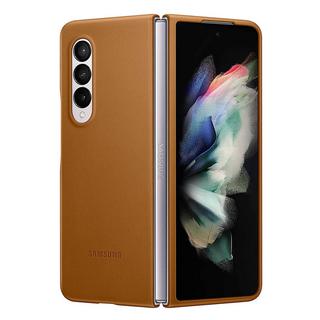 SAMSUNG  Leather Cover Galaxy Z Fold3 Braun 