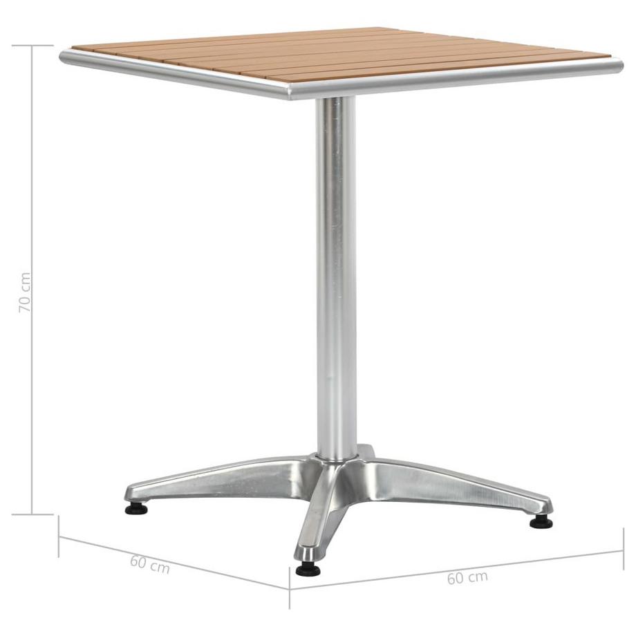 VidaXL Gartentisch metall  