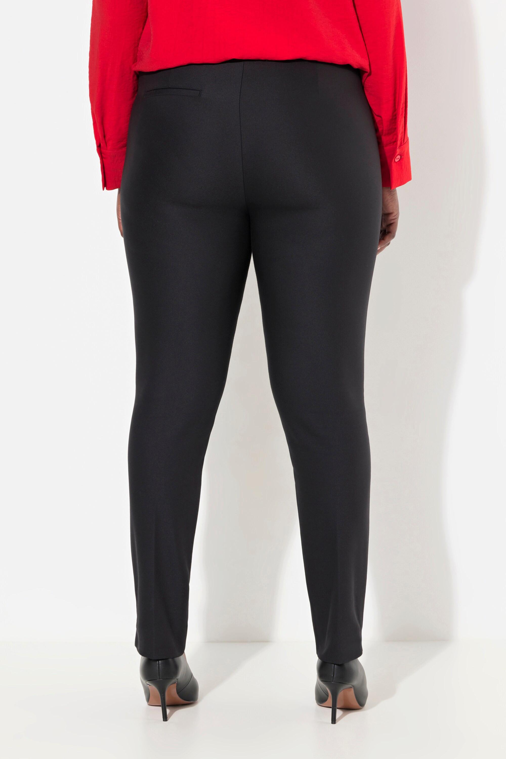 Ulla Popken Sienna Pantaloni Bengalina Gamba Slim Stretch Vita Elastica  