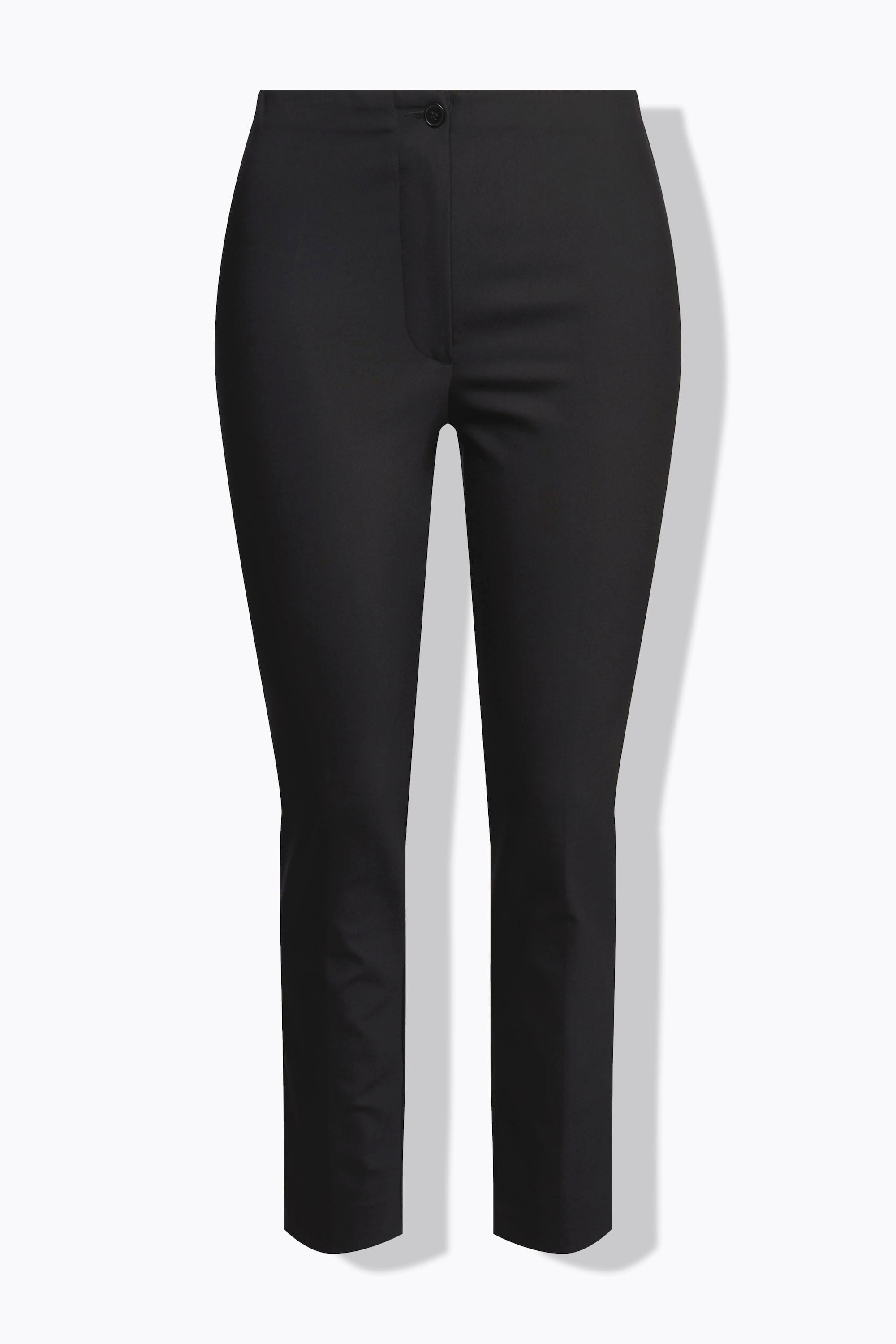 Ulla Popken  Pantalon modèle Sienna, tissu bengaline hautement extensible, taille élastique 