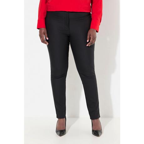 Ulla Popken  Pantalon modèle Sienna, tissu bengaline hautement extensible, taille élastique 