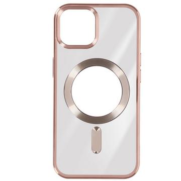 Coque MagSafe iPhone 15 Silicone Rose