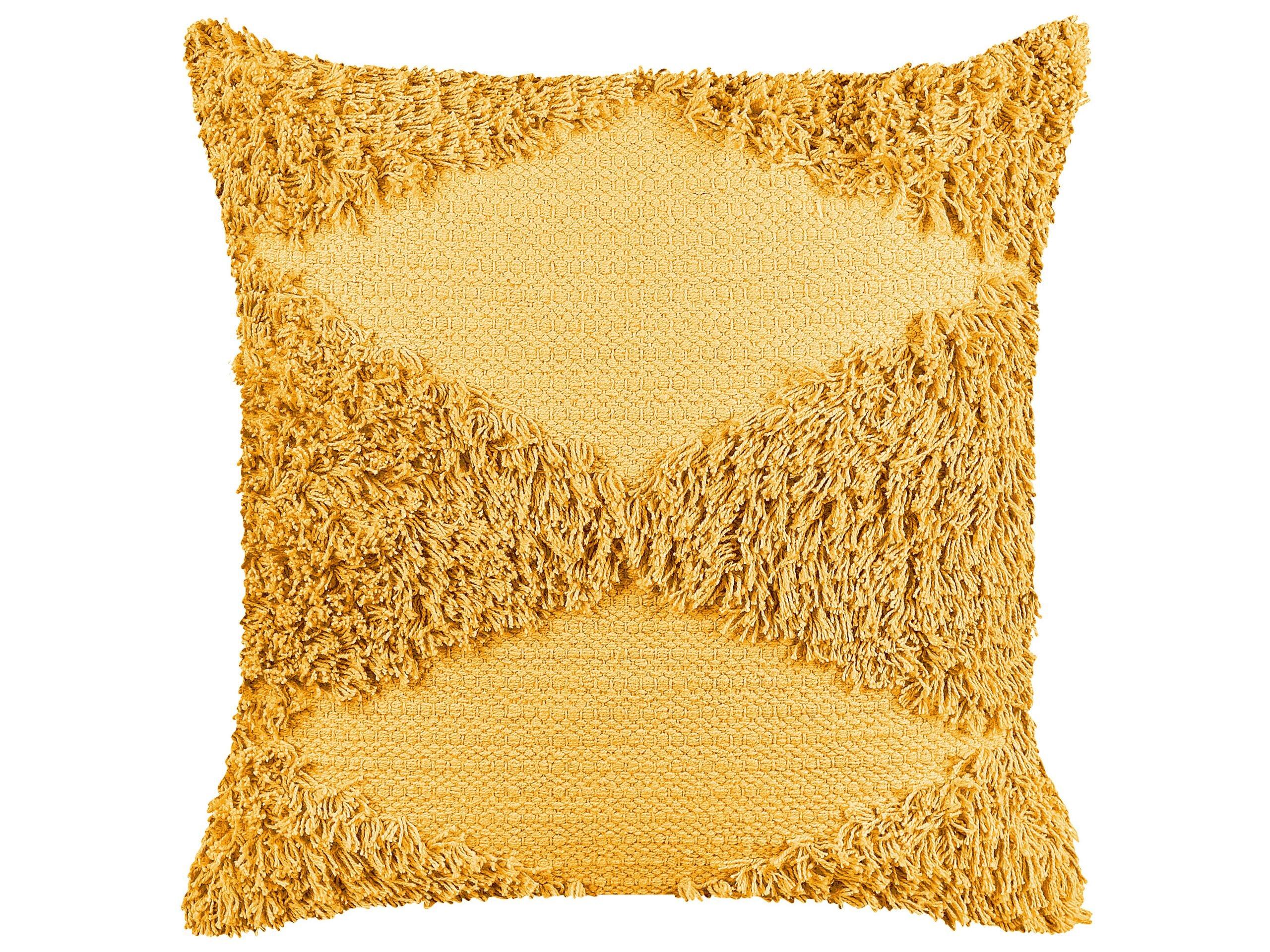 Beliani Coussin en Coton Boho RHOEO  