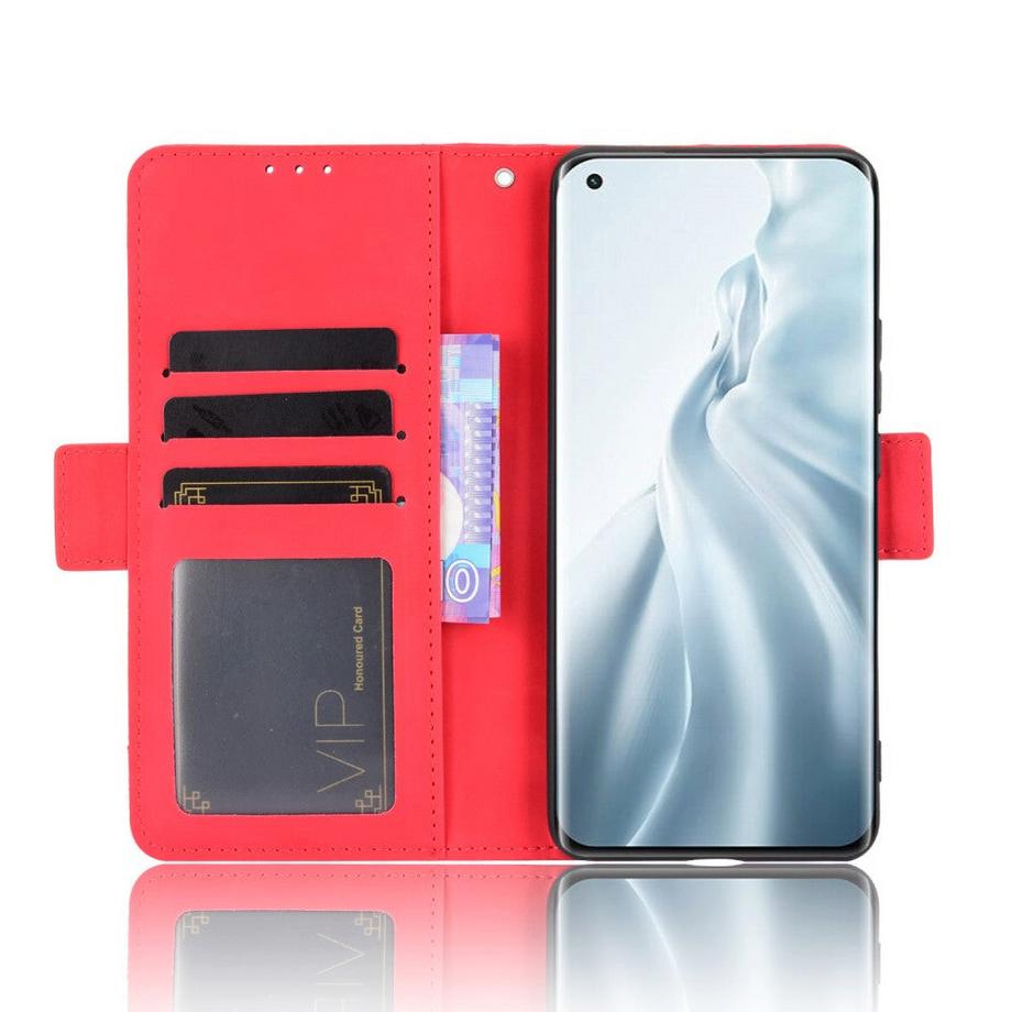 Cover-Discount  Xiaomi Mi 11 - Etui Mit Vielen Kartenfächer 