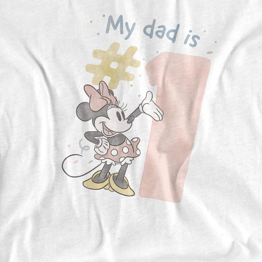 Minnie Mouse My Dad Is No 1 T-Shirt  