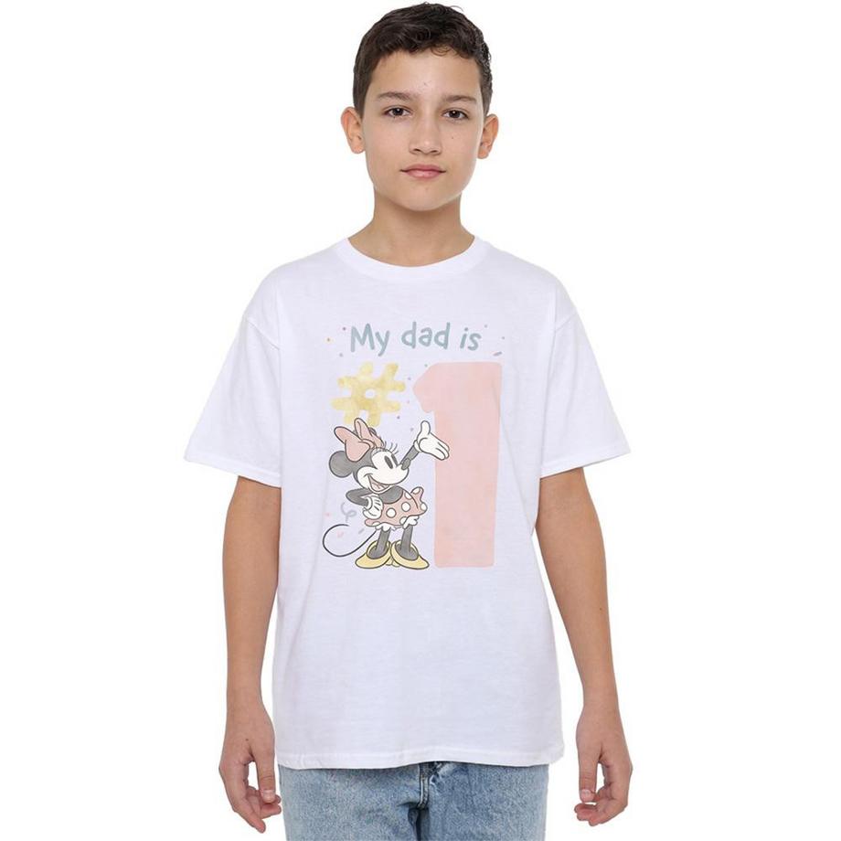 Minnie Mouse My Dad Is No 1 T-Shirt  