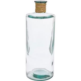 mutoni Vase en verre rotin transparent 42  