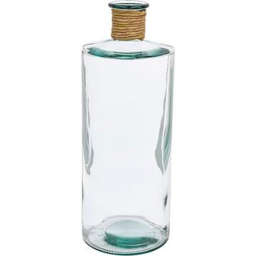 Vase en verre rotin transparent 42