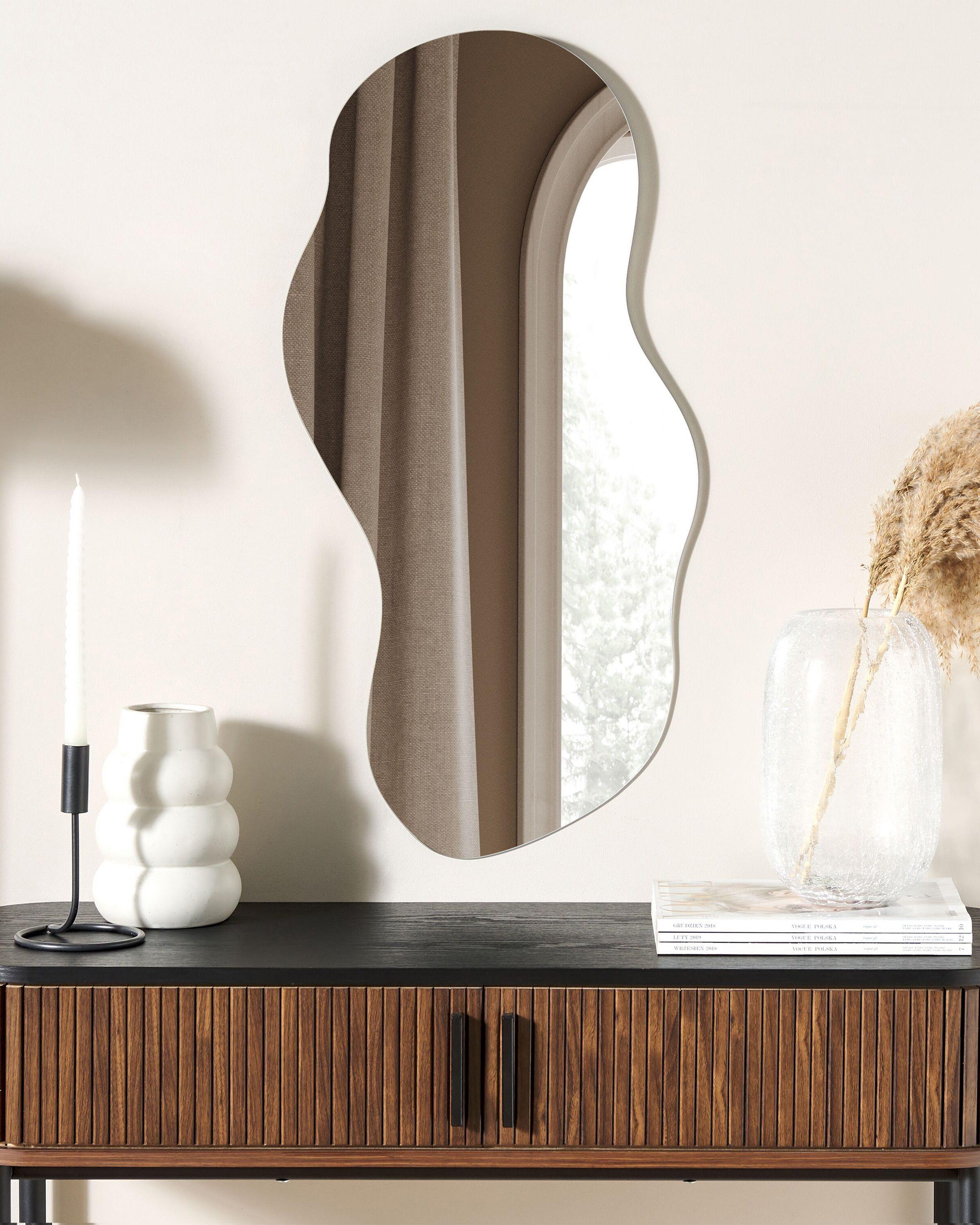 Beliani Wandspiegel aus Glas Retro AUXERRE  