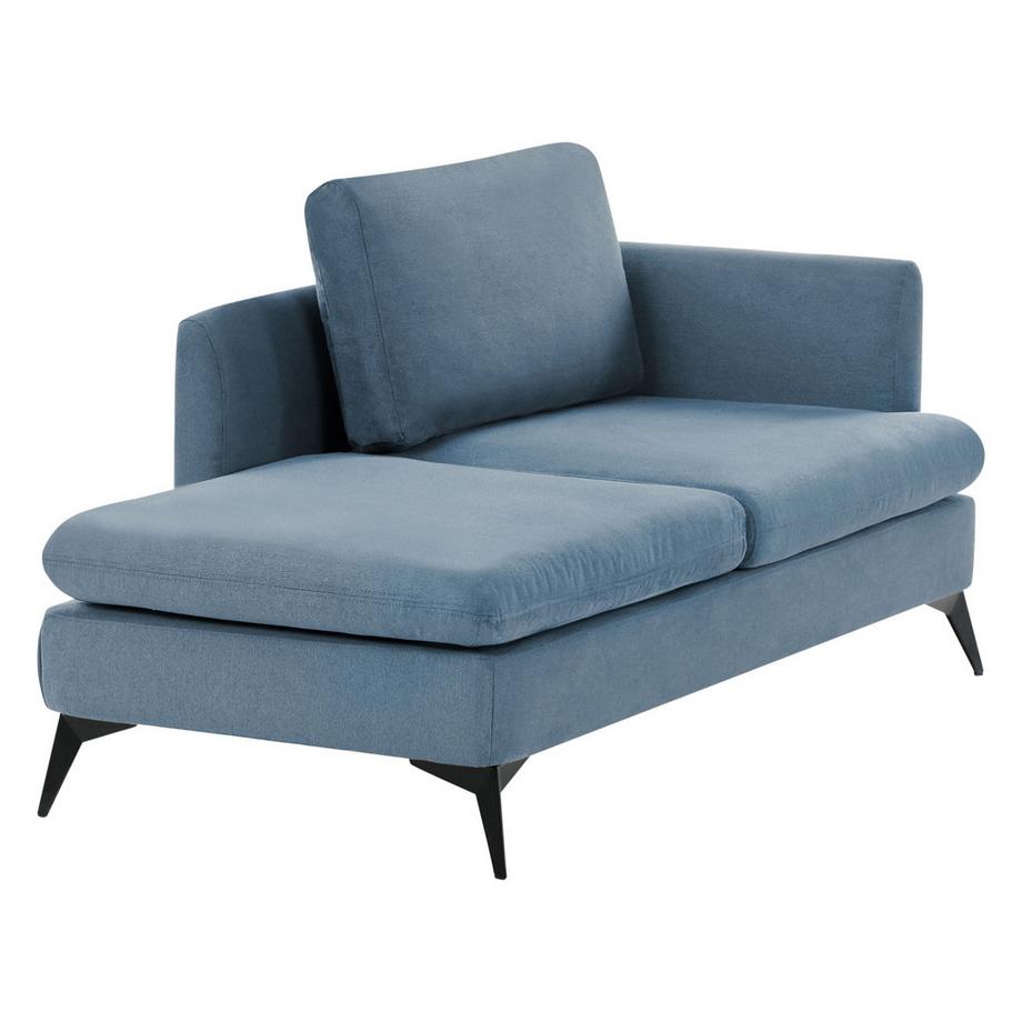 Beliani Chaise longue versione destra en Tessuto Classico SIEVOZ  