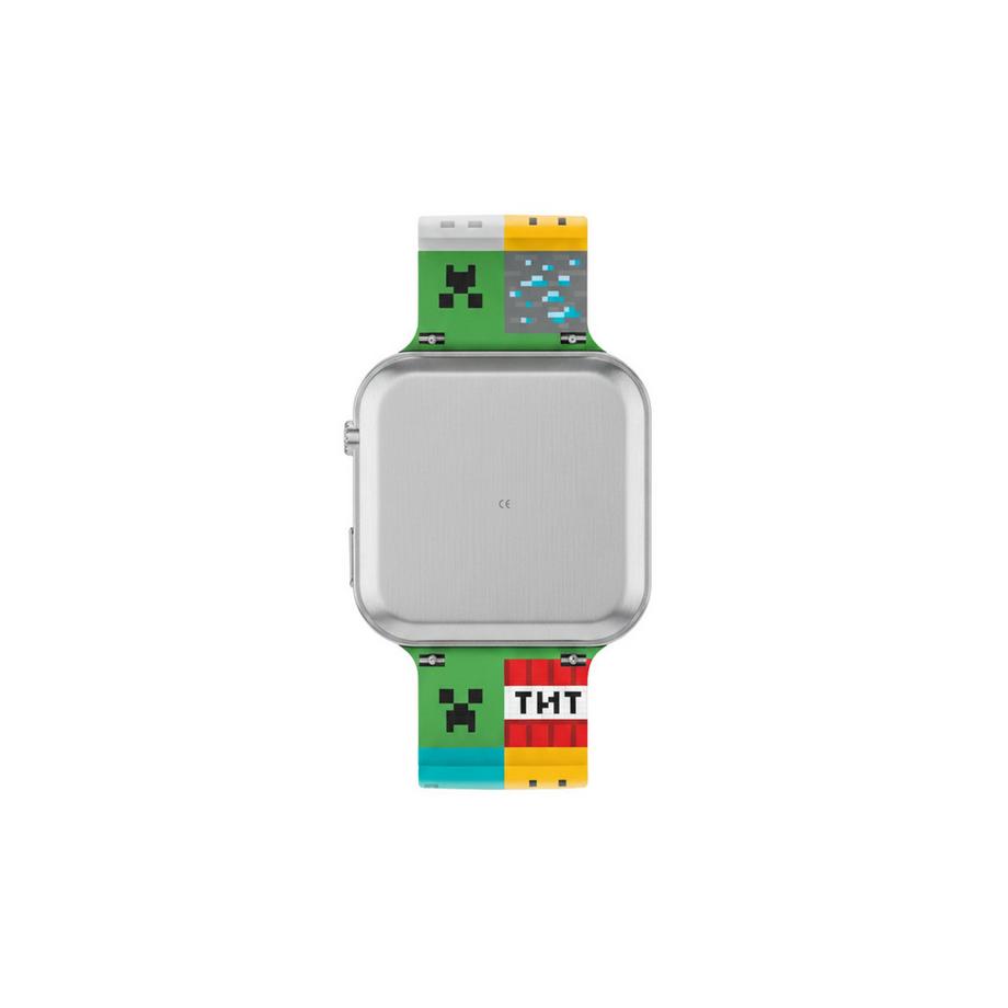 Disney  Minecraft LEDDigitaluhr mit bunter Silikonarmband 