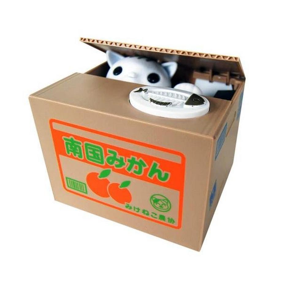 Mikamax  Salvadanaio automatico - Salvadanaio per gatti 