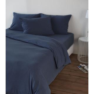 Living Home Melange Jersey Tinta Unita Copripiumino  