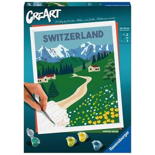 Ravensburger  Ravensburger CreArt - Malen nach Zahlen 23536 – Jungfrau Region – ab 12 Jahren 