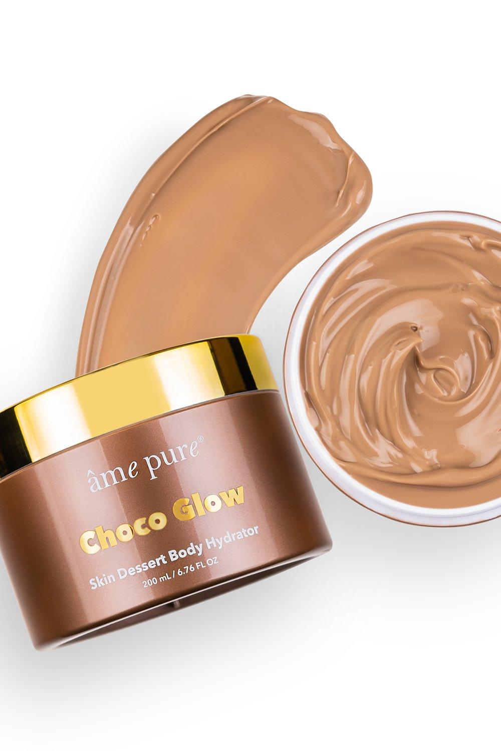 âme pure  Choco Glow | Skin Dessert - Crème hydratante pour le corps au parfum de chocolat 