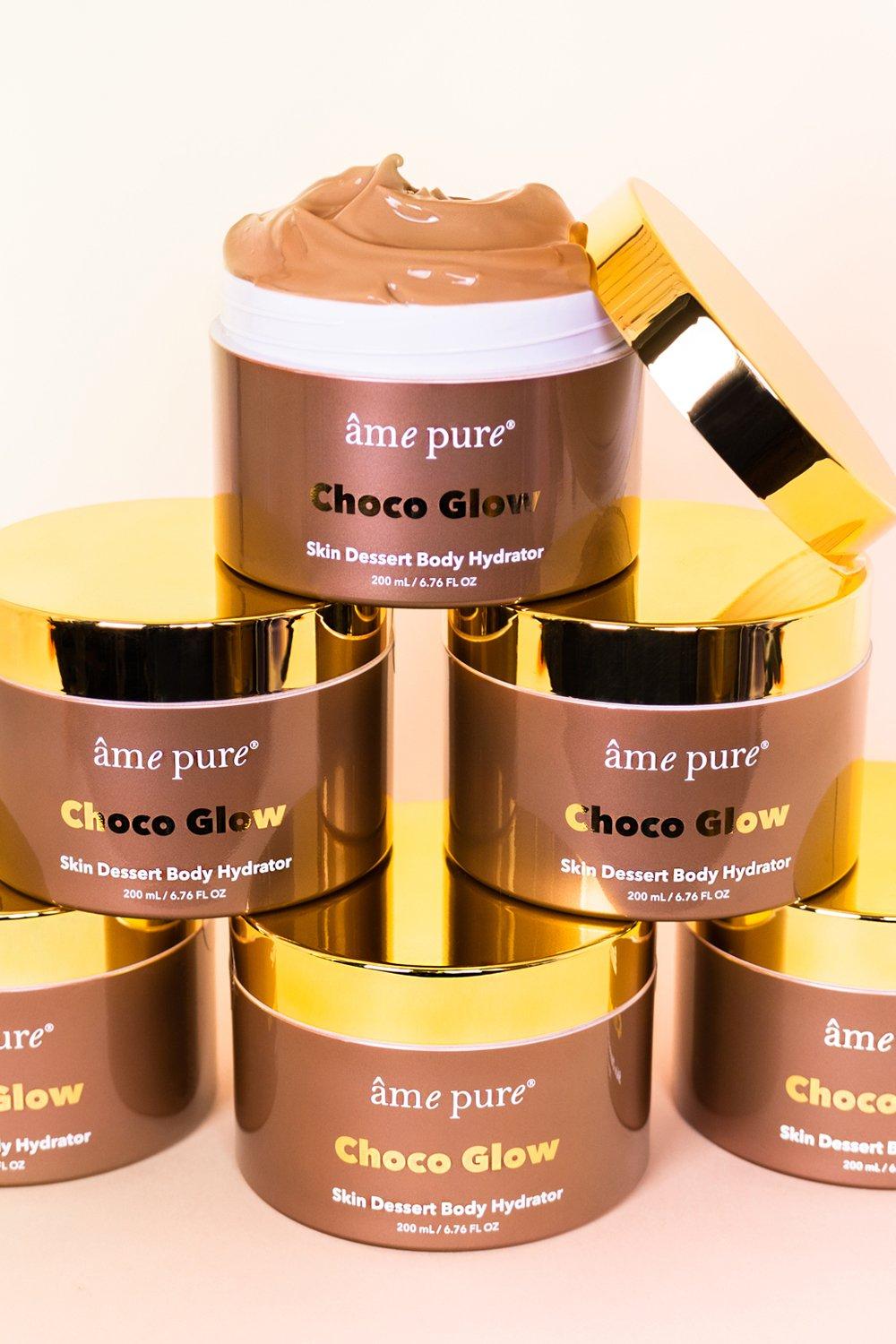 âme pure  Choco Glow | Skin Dessert - Crème hydratante pour le corps au parfum de chocolat 