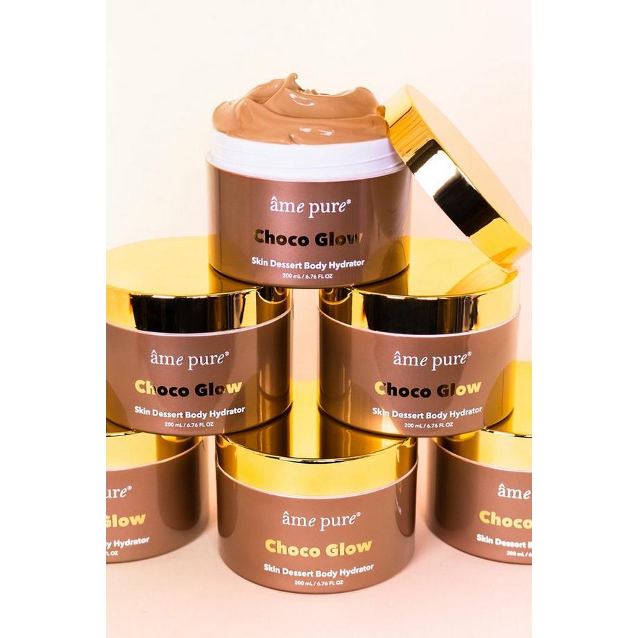 âme pure  Choco Glow | Skin Dessert - Crème hydratante pour le corps au parfum de chocolat 