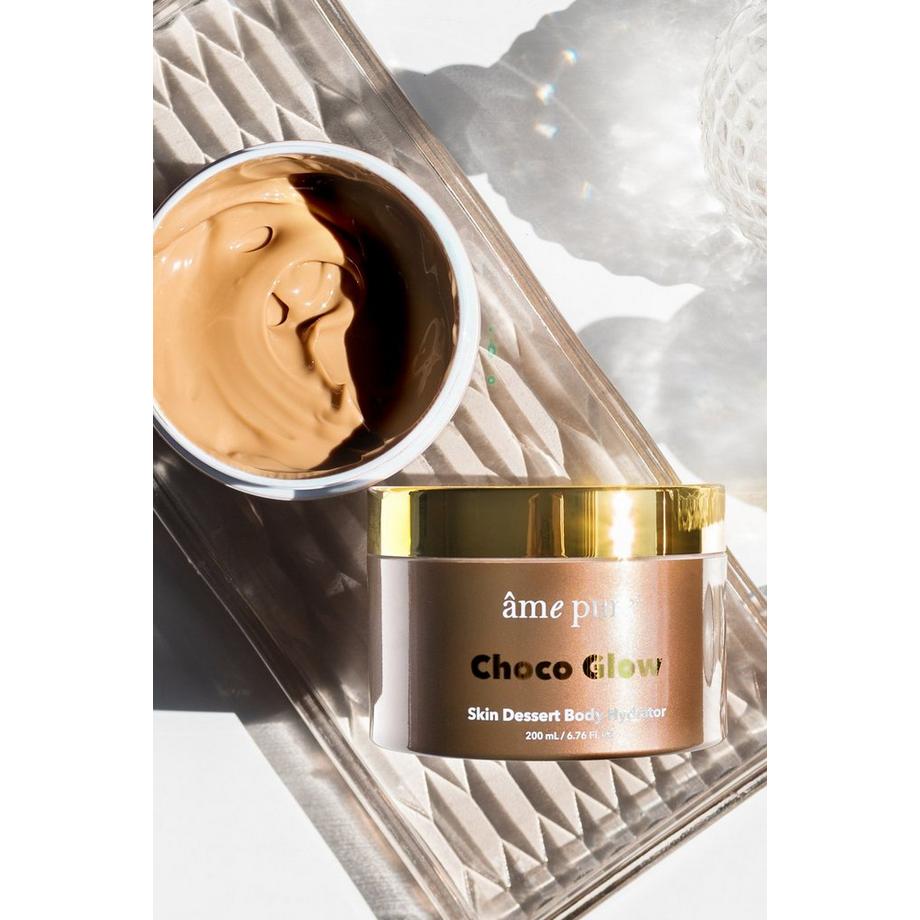 âme pure  Choco Glow | Skin Dessert - Crème hydratante pour le corps au parfum de chocolat 