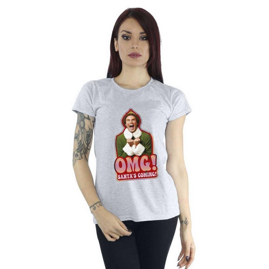 Elf T-Shirt Santa's Coming  