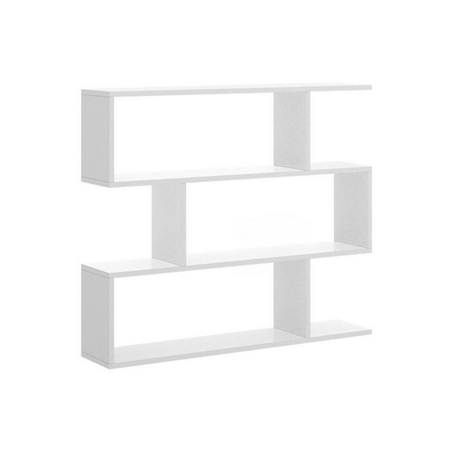 Vente-unique Scaffale basso TOMINI 3 riquadri Colore Bianco  