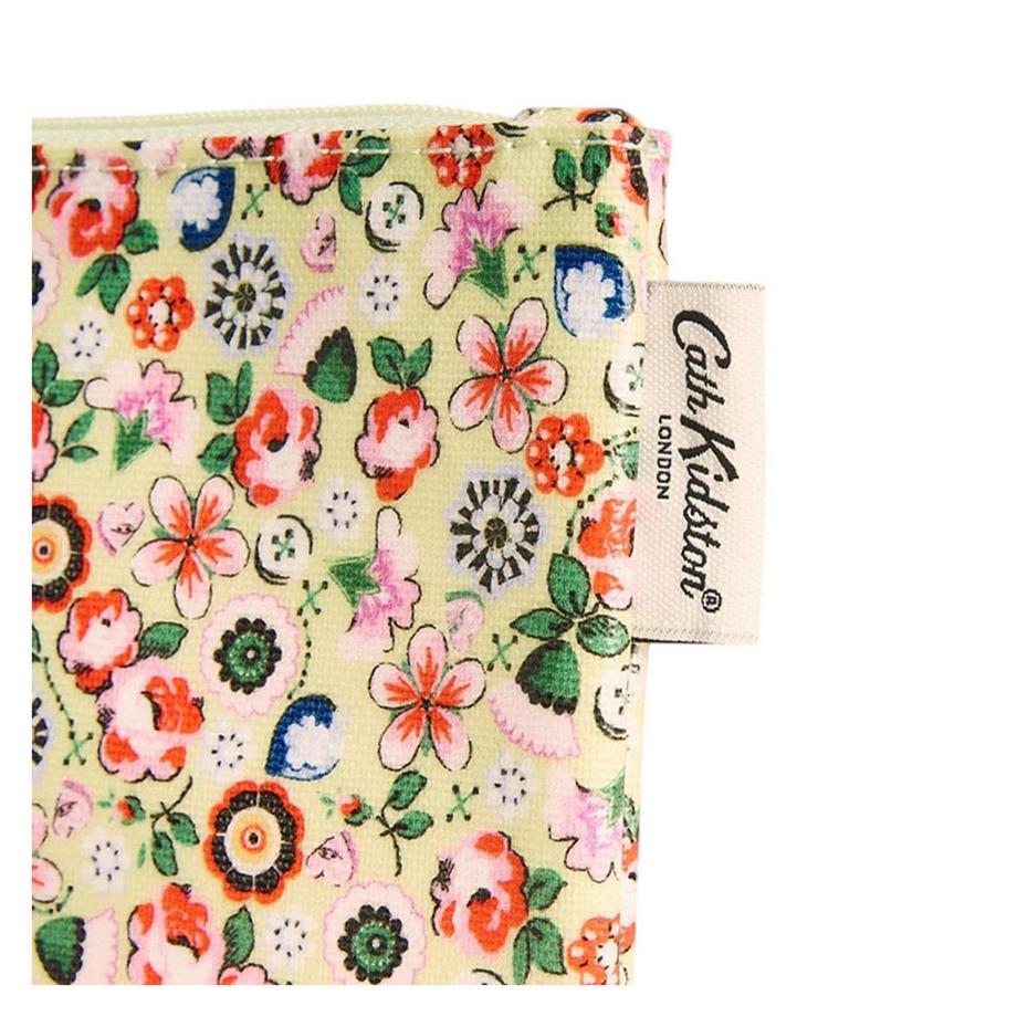 Cath Kidston Yellow Queen Portefeuille Zippé à Fleurs Ditsy  