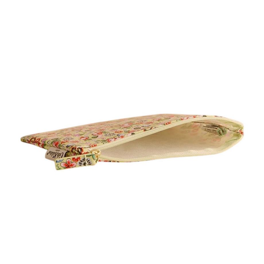 Cath Kidston Yellow Queen Portefeuille Zippé à Fleurs Ditsy  