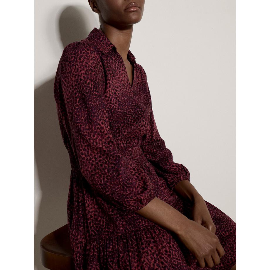 APRICOT Mini-robe à pois flous  