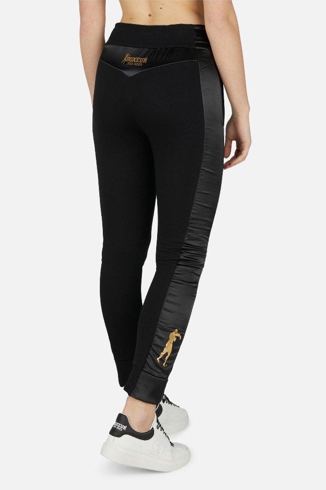 BOXEUR DES RUES  High Waist Sweatpants WSatin 