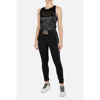 BOXEUR DES RUES  High Waist Sweatpants WSatin 