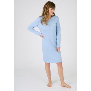 Damart  Chemise de nuit maille interlock côtelée douce et souple 