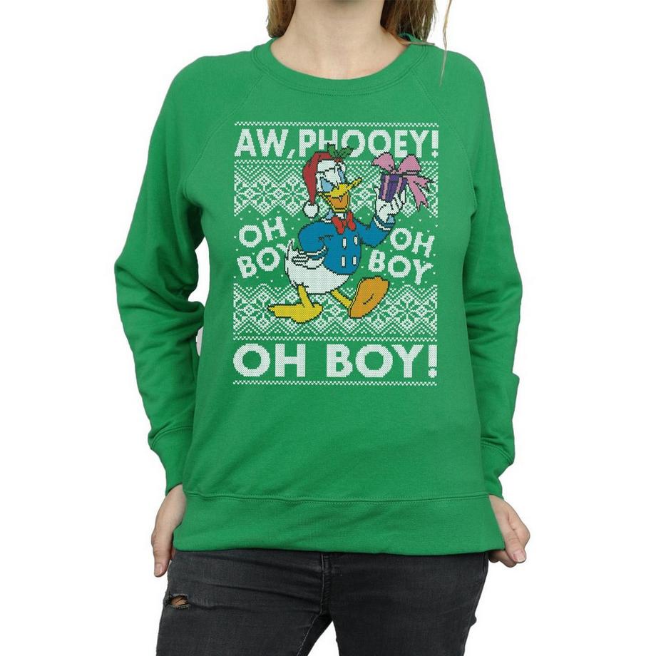 Disney Donald Duck Aw Phooey Sweatshirt de Noël  