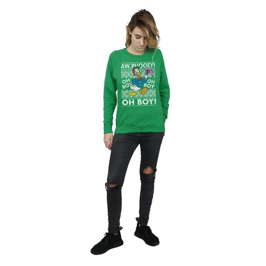 Disney Donald Duck Aw Phooey Sweatshirt de Noël  