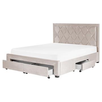 Letto contenitore en Velluto Glamour LIEVIN